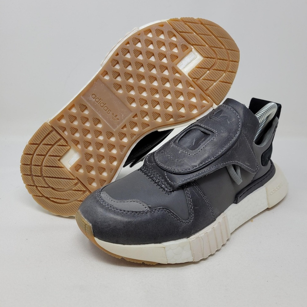 Adidas Futurepacer Shoes Mens Size 5 Gray Leather Originals CM8453 Sneakers